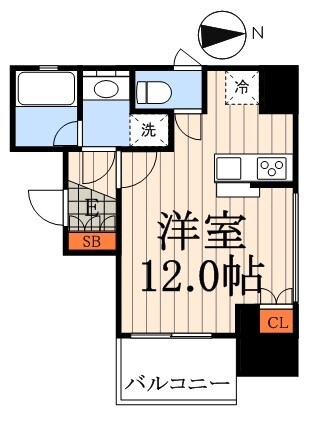 KDXレジデンス神田の物件間取画像