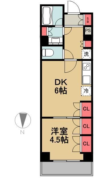 パークハビオ門前仲町の物件間取画像