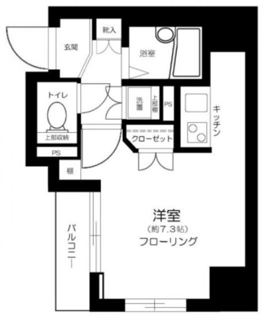 ドルチェ京橋・壱番館の物件間取画像