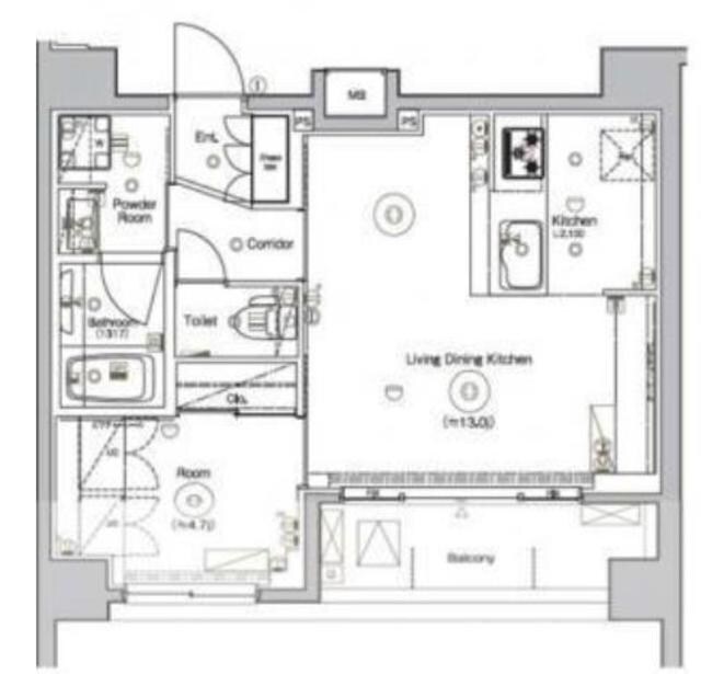 SYFORME UENO Asyl Courtの物件間取画像
