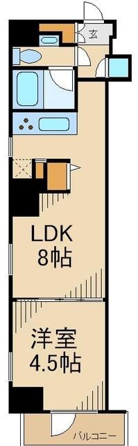 パティオ神田の物件間取画像