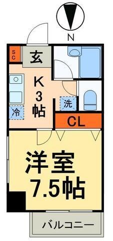 大和商住ビルの物件間取画像