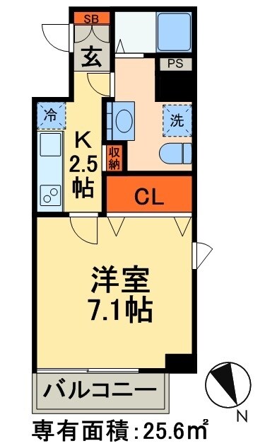 アプレシティ三ノ輪の物件間取画像