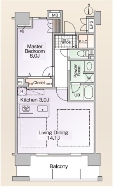 ロイヤルパークス新田の物件間取画像