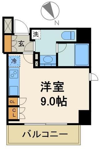 パークアクシス秋葉原Eastの物件間取画像