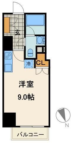 パークアクシス秋葉原Eastの物件間取画像