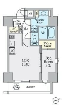 クレストコート上野の物件間取画像