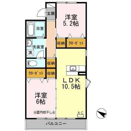 グランデールの物件間取画像