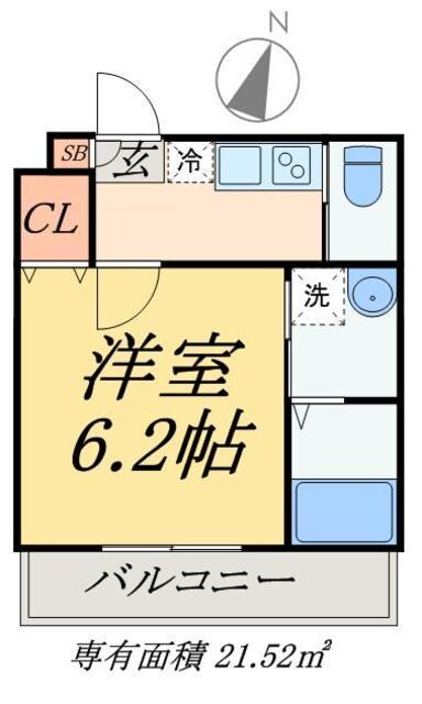 フュージョン北小岩オプティマの物件間取画像