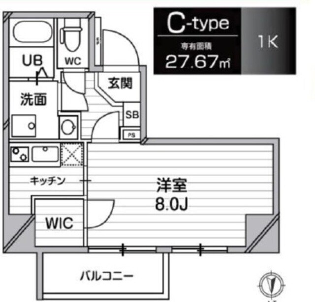 レピュア錦糸町の物件間取画像