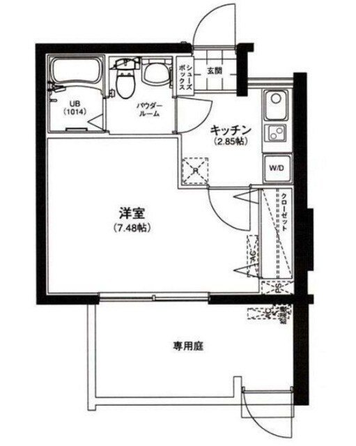 サウンドおしあげの物件間取画像