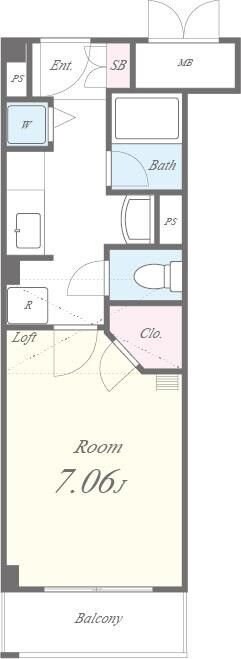 ヴィラさくらの物件間取画像
