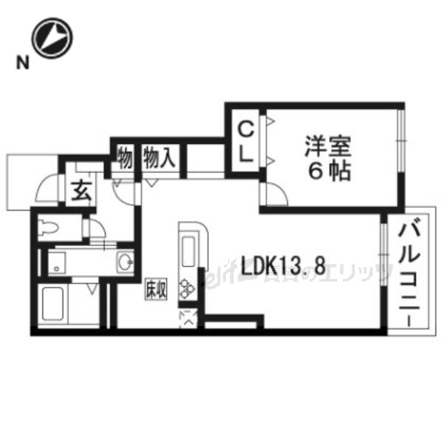 パルコプレッソの物件間取画像