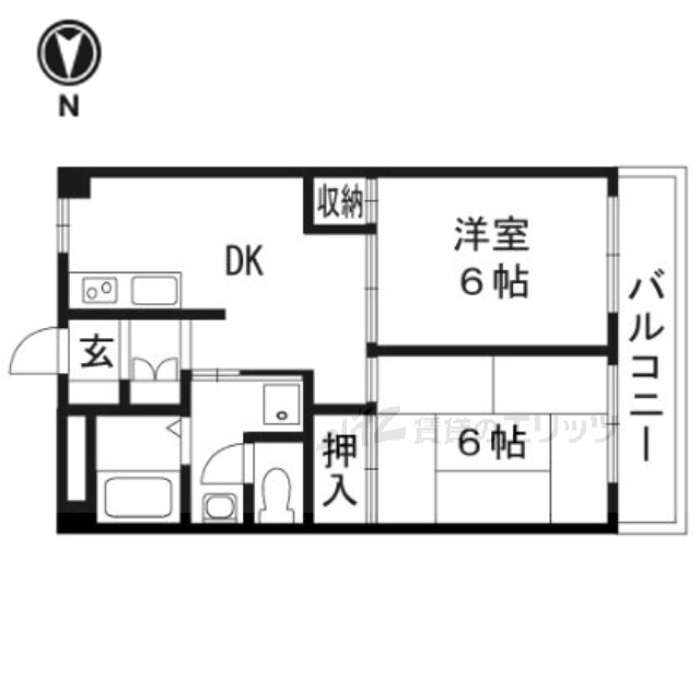 パークハイツミシマの物件間取画像