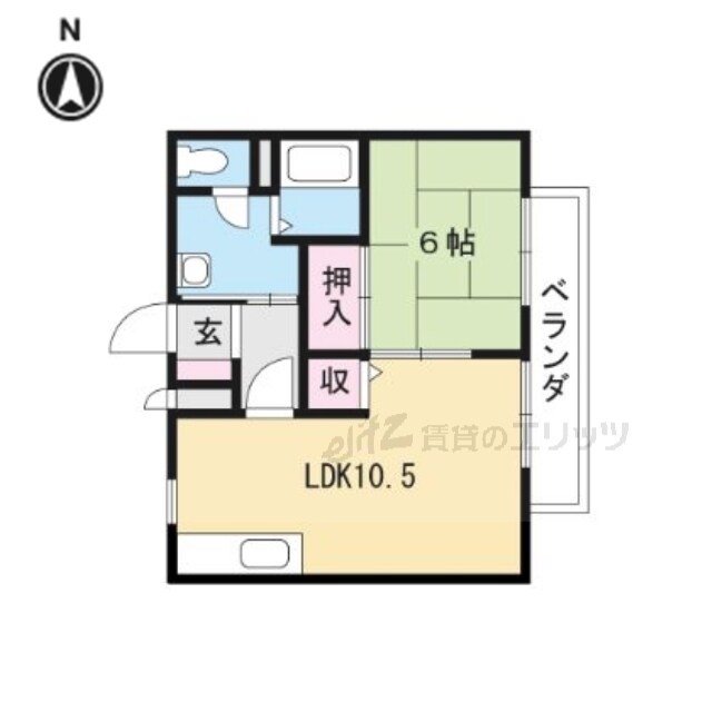 サンガーデンローズの物件間取画像