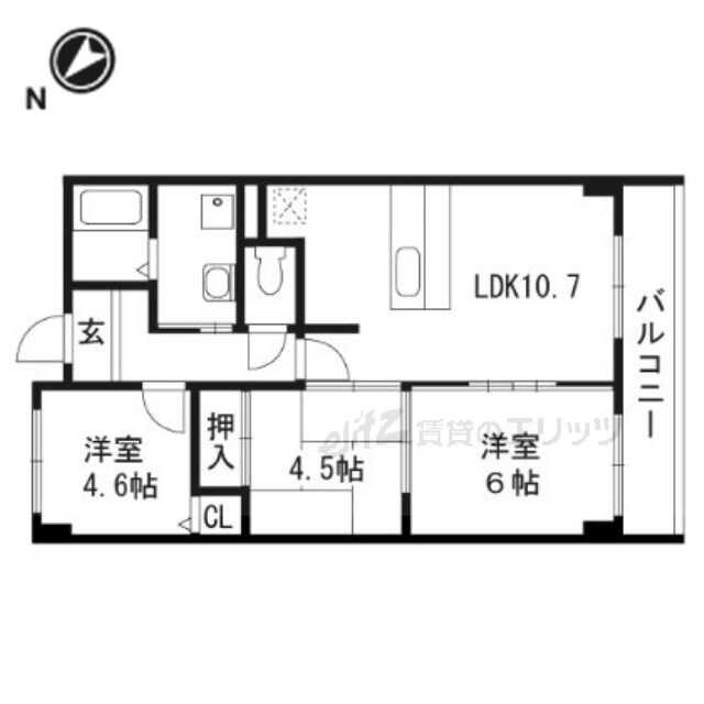ラ・ペイナタールの物件間取画像