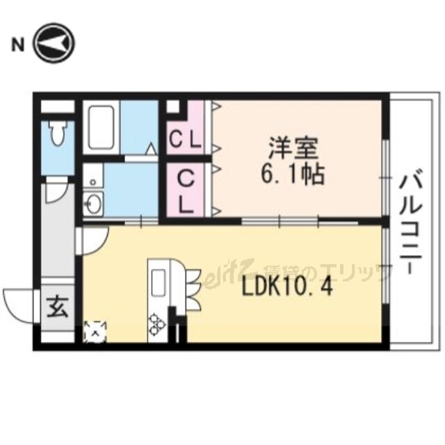 アルカディア舟木町の物件間取画像