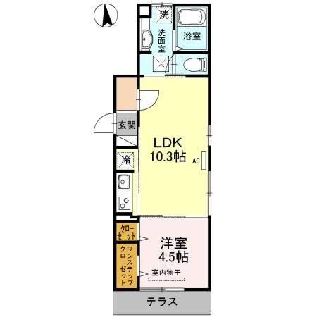 ブライトテラスの物件間取画像
