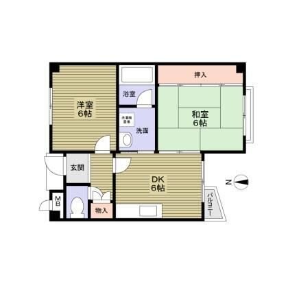 Avanti下穂積の物件間取画像