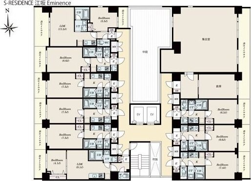 S-RESIDENCE江坂Eminenceの物件内観写真