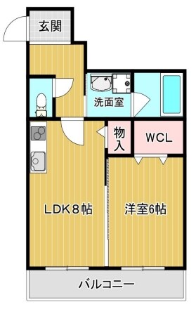 oak中穂積の物件間取画像