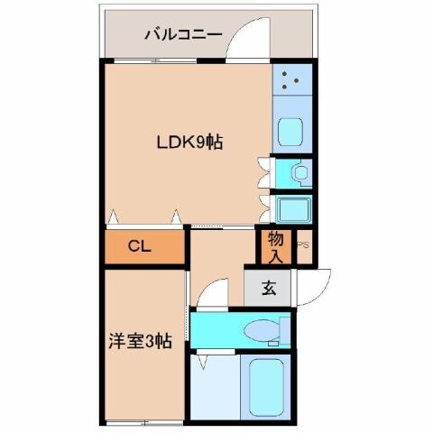 ハコス摂の物件間取画像