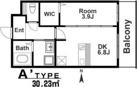 アヴェニール千里丘東の物件間取画像