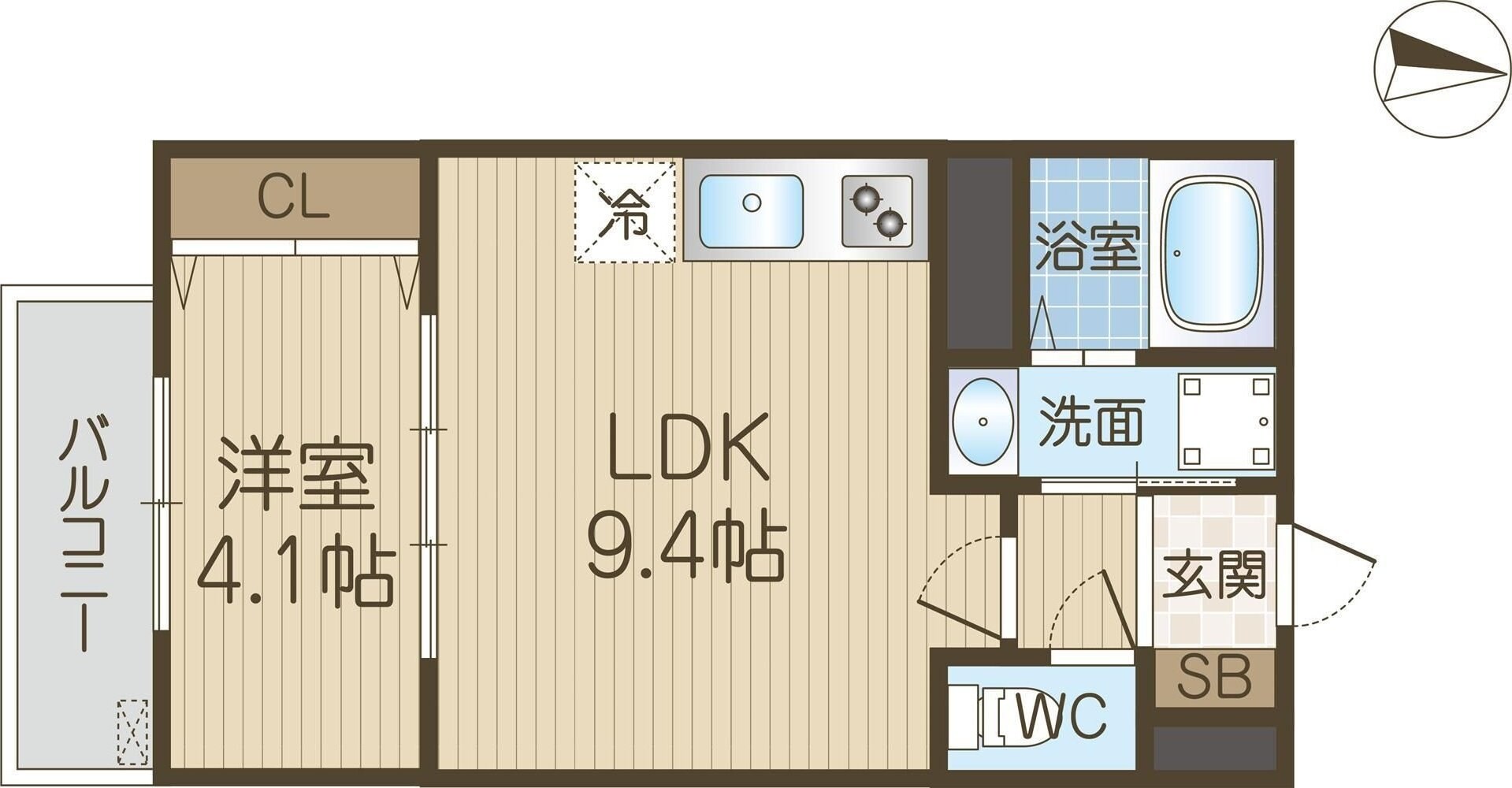 アート茨木の物件間取画像