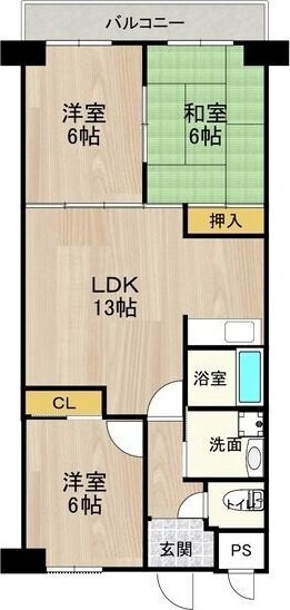 エクセレント千里丘の物件間取画像