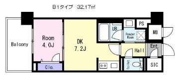 Refisia箕面船場の物件間取画像