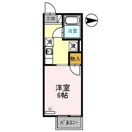 ジュネス阪本の物件間取画像