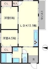 小寺ハイツの物件間取画像