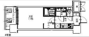 S-RESIDENCE大阪同心の物件間取画像