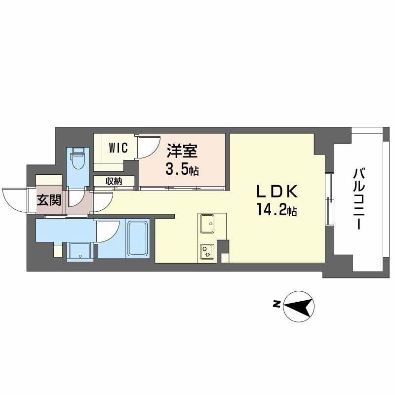 セントリヴィエ大阪梅田の物件間取画像