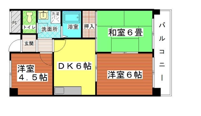 リバーサイド上野の物件間取画像
