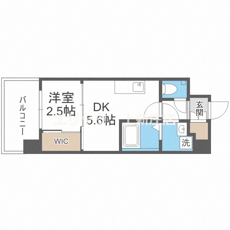 セレニテ福島プリエの物件間取画像