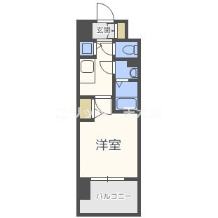 プレサンス梅田東ディアロの物件間取画像