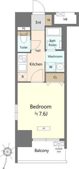 セレッソコート新大阪の物件間取画像