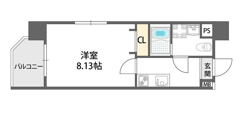 ドゥエリング梅田の物件間取画像