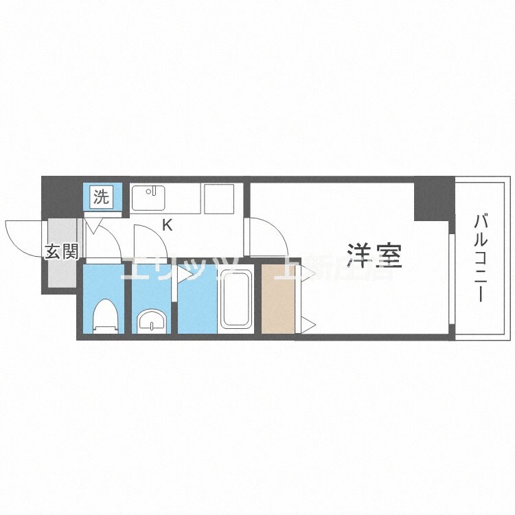 セゾンコート新大阪の物件間取画像