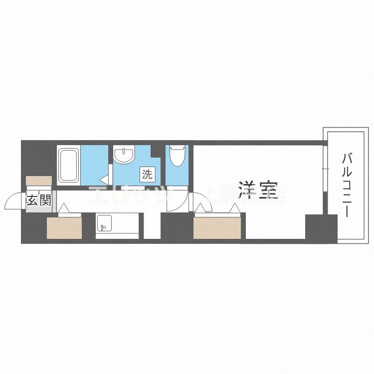 リヴィエール北梅田の物件間取画像