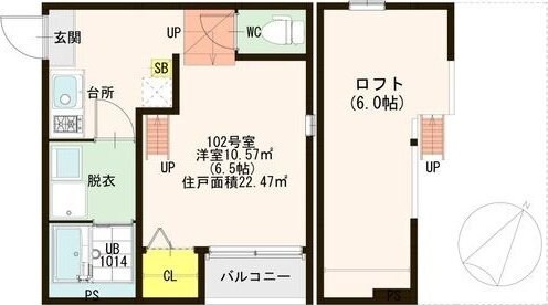 ANRAKUの物件間取画像