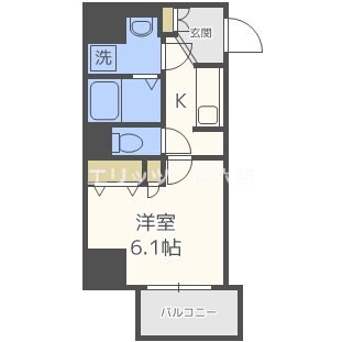 Fujiman北梅田の物件間取画像