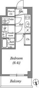 アドバンス西梅田ビオスの物件間取画像