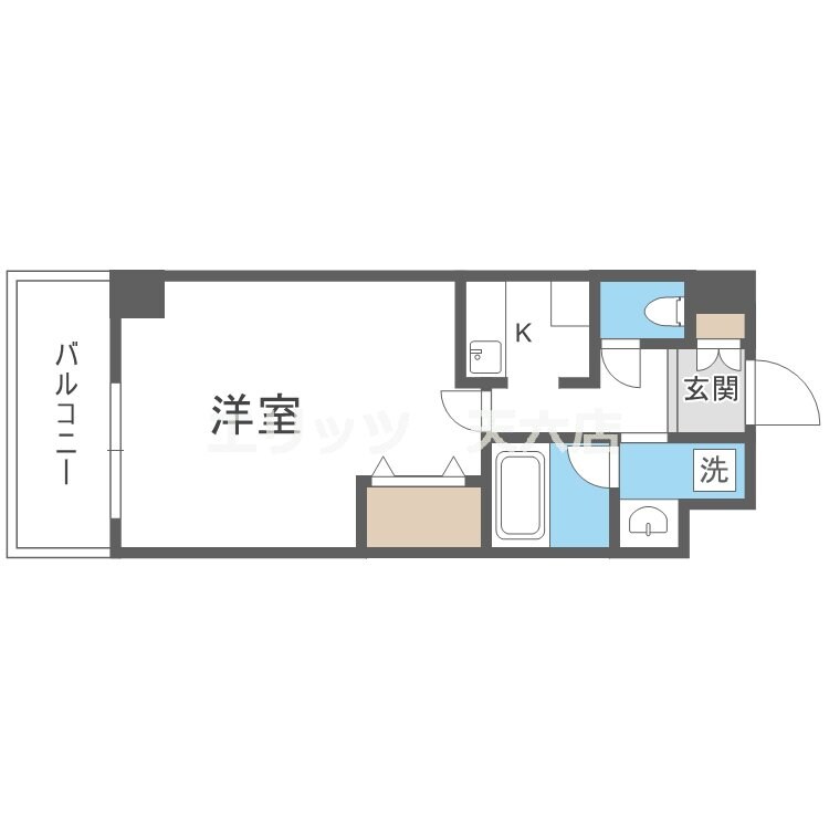 superbe ESAKAの物件間取画像