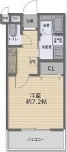 プルメリア東正雀の物件間取画像