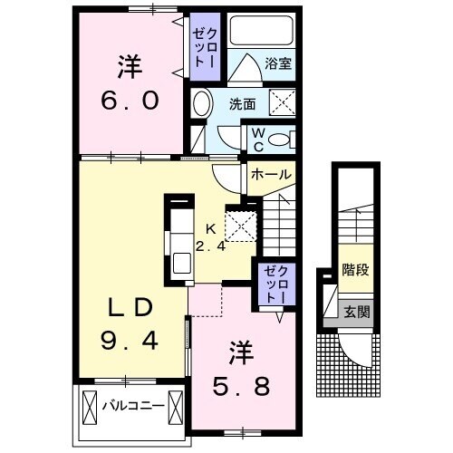 ジョイフルの物件間取画像