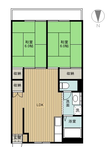 ハイツ穂積の物件間取画像