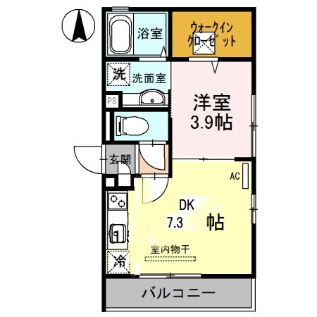 パレ ブロンの物件間取画像