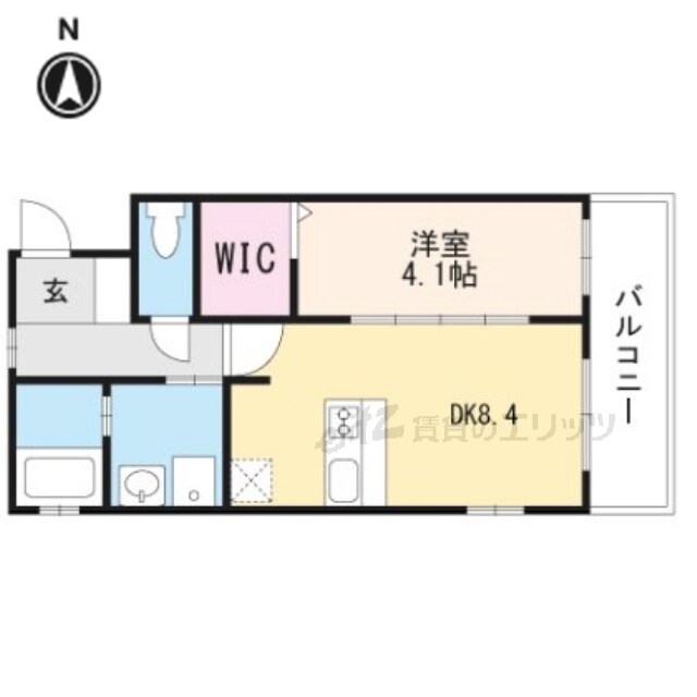 アヴェニール千里丘東の物件間取画像